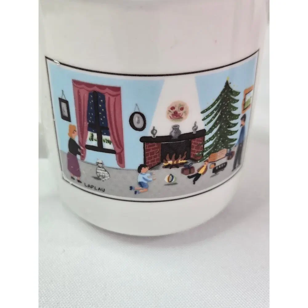 Villeroy and Boch Naif Christmas Cups Set of 2 Luxembourg Vitro Porcelain